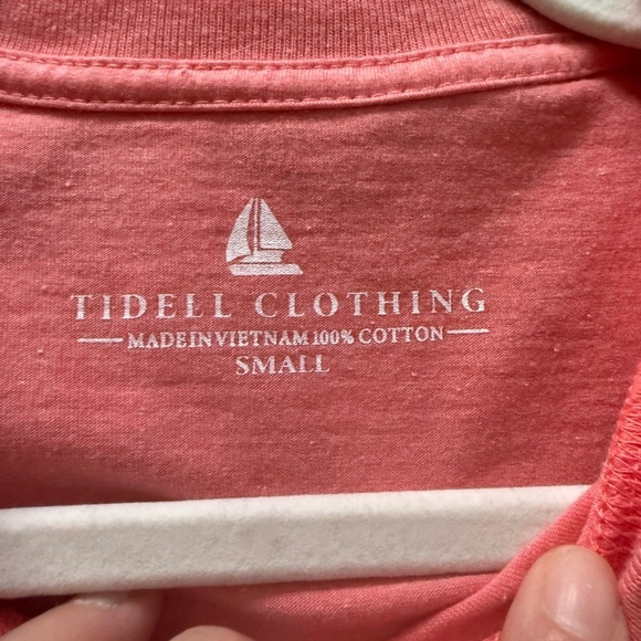 Tidell Clothing Men’s T-Shirt - Size Small, Salmon Color - Picture 7 of 7